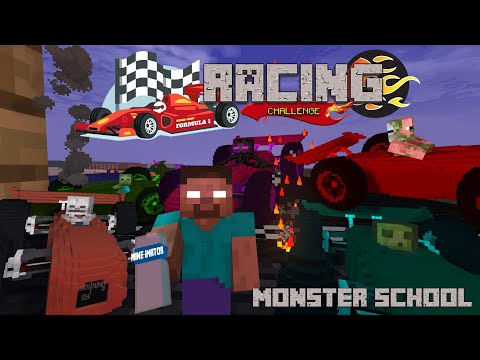 Monster School   Racing Challenge