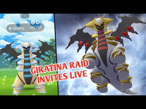 GIRATINA (ALTERED FORM) RAID INVITES| POKEMON GO LIVE