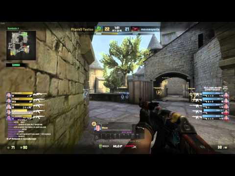 MLG Columbus 2016 CSGO - Super Intense Round Mouz vs F3: ChrisJ 1v3