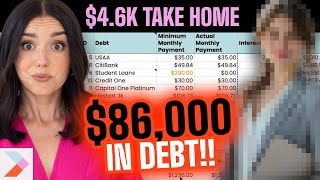 Blows $700 on Fun and $86k in Debt | Millennial Real Life Budget Review Ep 33