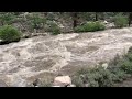 Carson river along CA 395 in the Sierra Nevada during the May melt