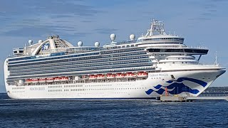 cruise ship MV Emerald princess leaving Tallinn
