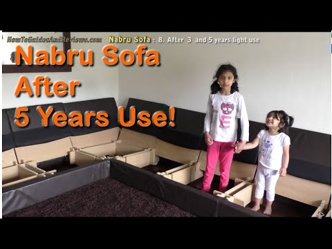 Nabru Sofa Condition After 3 and 5 Years - Long Term Use Review