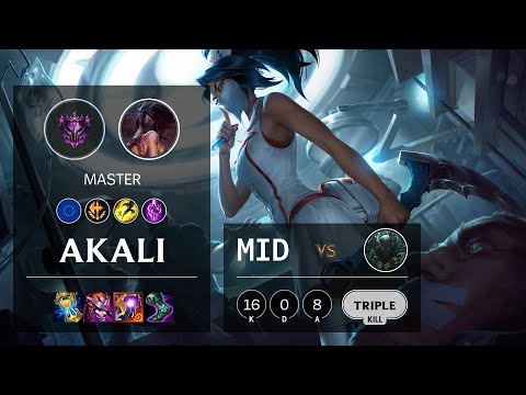 Akali Mid vs Pyke - EUW Master Patch 11.20