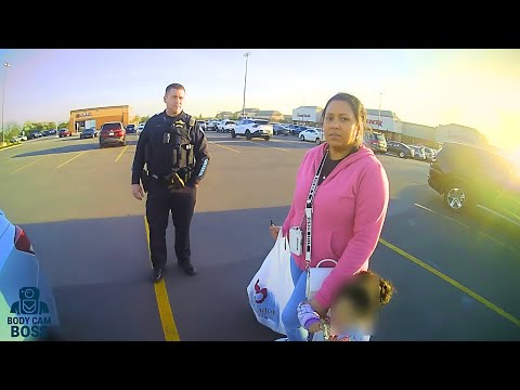 Police Surprise Mother Who Left Kids Alone in Running Vehicle