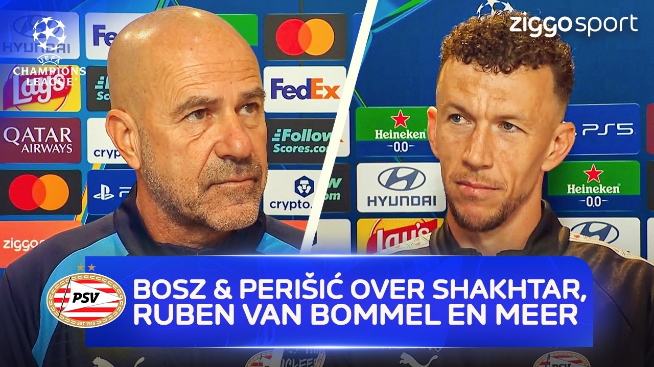 Peter Bosz: "Het is echt belachelijk wat Ruben over zich heen krijgt" 😳 | Interview Perišić & Bosz