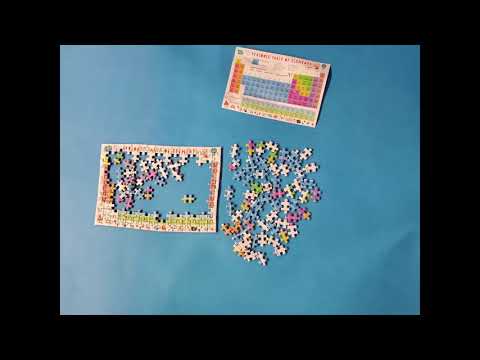 Cool Timelapse -- Periodic Table of Elements Jigsaw Puzzle in at Test Tube