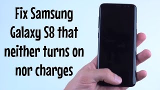 Samsung Galaxy S8 went completely dead, turned itself off and won’t charge anymore