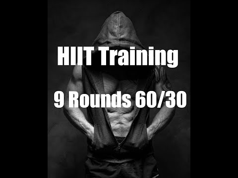 HIIT Workout Music with timer | 9 Rounds 60/30 | Electronic Music