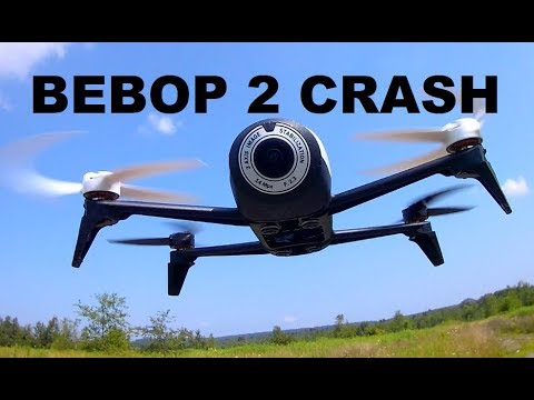 Parrot Bebop 2 FPV FALL OUT OF SKY = Bad battery GPS DRONE REVIEW