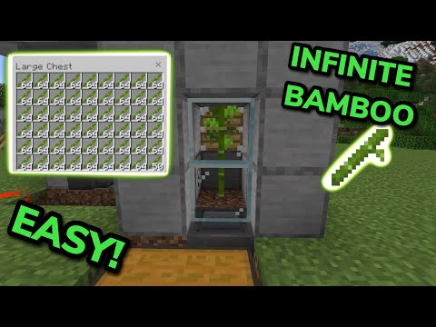 🔥🎮 1.20 ULTRA FAST AUTO BAMBOO FARM! ⚡️ | Minecraft Bedrock Tutorial!