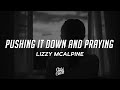 Lizzy McAlpine Pushing It Down And Praying Lyrics