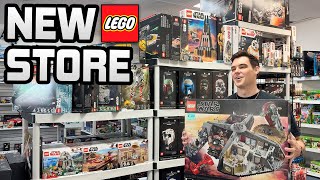 NEW LEGO STORE GRAND OPENING & Buying RARE LEGO Star Wars Cloud City! (MandR Vlog)