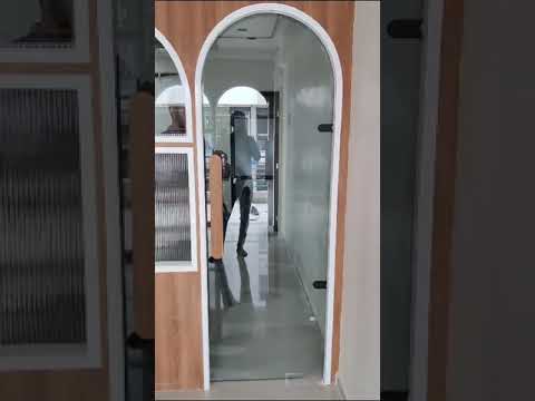 Transparent Toughened Glass Door