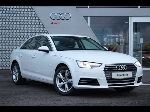 YB17URZ AUDI A4 TFSI SPORT WHITE 2017, North Wales Audi