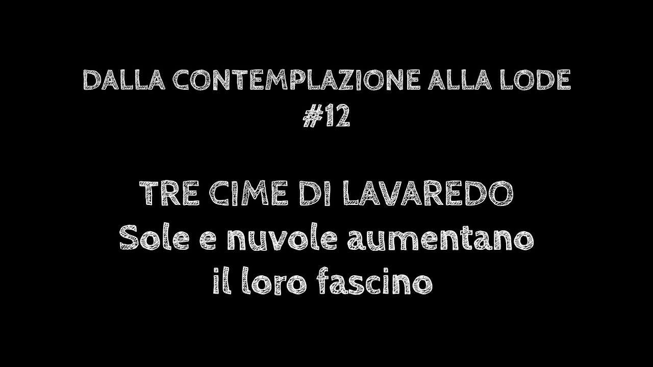 Dalla contemplazione alla lode 12