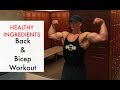 THE BEST INGREDIENTS FOR A PROTEIN SHAKE | Back & Bicep Workout