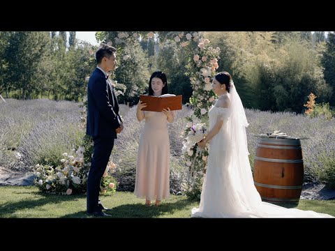 A wedding documentary film at Woodinville Lavender Farm