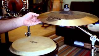 Video thumbnail for Sabian 18" El Sabor AAX Hand Cymbal Review and Demo by bryan bowman