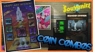 ZOMBIES IN SPACELAND: SOUVENIR COINS EXPLAINED / ALL COIN COMBOS (INFINITE WARFARE ZOMBIES)