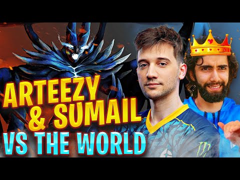 When Arteezy Terrorblade meet Sumail Mars in his team enemies just can give up | Dota 2