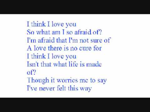 i think i love you with lyrics by kaci brown