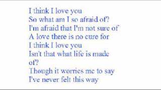 i think i love you with lyrics by kaci brown