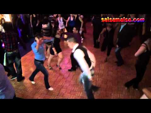 Angelo Frascolla and Ozlem Sevimkan at Amsterdam International Salsa Congress 2011