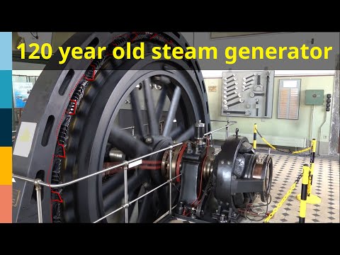 Can a 1904 steam AC generator power a modern appliance?