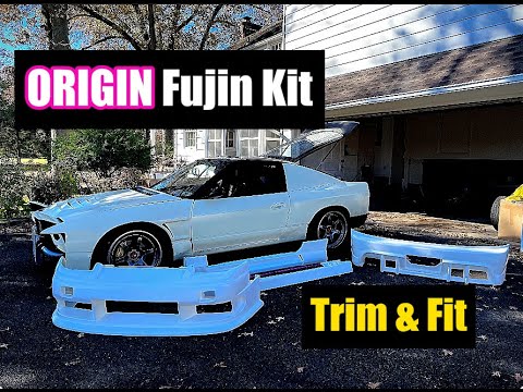 NEW ORIGIN 180sx FUJIN KIT | 1JZ S13 | EP. 4 | How to install fiberglass body kit - PART 1