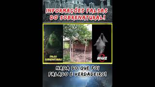 FALSA INFORMAÇÃO SOBRE O SOBRENATURAL, NADA FALADO É REAL. #abusca #abuscareal