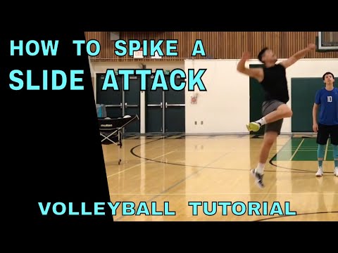 How To SPIKE A SLIDE (Volleyball Tutorial) thumbnail
