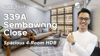 339A Sembawang Close | 4 Room HDB | $395K | Near to Sembawang MRT | Home Tour (George Peng)