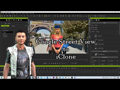 Google Street View to iClone