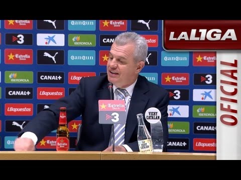 Rueda de Prensa de Aguirre tras el RCD Espanyol (2-2) Real Sociedad - HD