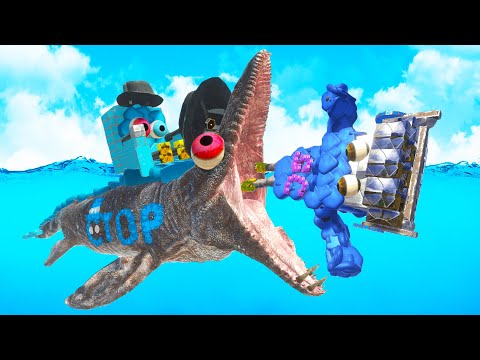 We Fought the Ctop Mosasaurus and More in Animal Revolt Battle Simulator Multiplayer!