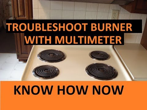 Electric Stove Burner Not Working - Troubleshoot With Multimeter
