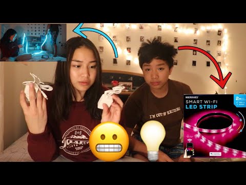 Unboxing Led strip Lights Decorating my Room