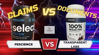 PEScience vs Transparent Labs — One Shows the Work