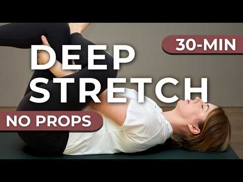 Full Body Fascia Release | 30 Min Deep Stretch Yin Yoga (No Props)