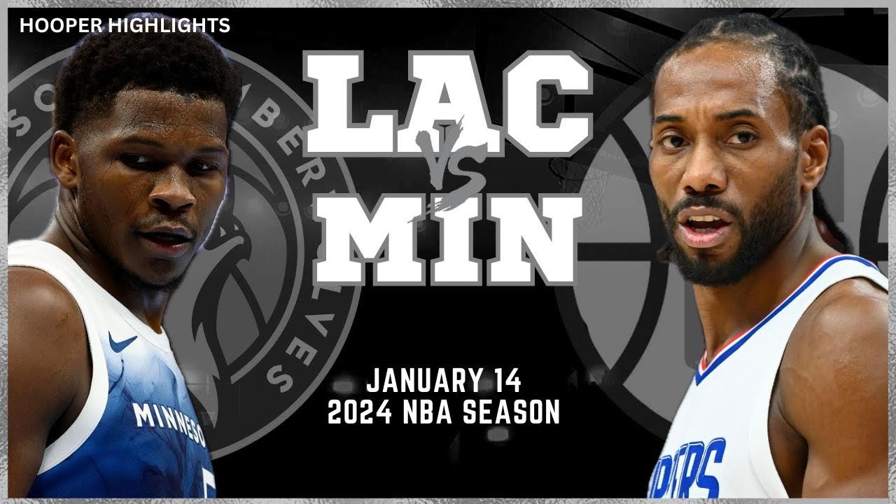 15.01.2024 | Minnesota Timberwolves 109-105 Los Angeles Clippers