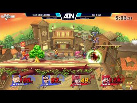 AON Smash 4 #094 Winners Bracket StockTaker & Derdds Vs Zaki & Kofi