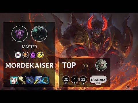 Mordekaiser Top vs Camille - KR Master Patch 10.22