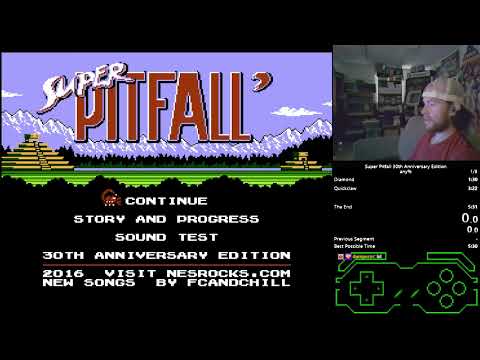 Super Pitfall 30th Anniversary Edition (NES) Any% 5:30
