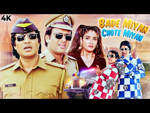 Govinda & Amitabh Best Comedy Movie | Bade Miyan Chote Miyan | Raveena Tandon | Superhit Hindi Movie