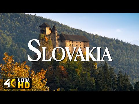 FLYING OVER SLOVAKIA 4K - Scenic Relaxation Film With Calming Music