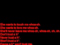 3ho!3 dont trust me lyrics (clean) 
