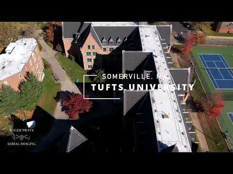 Tufts University, Somerville MA - 4K Drone Video