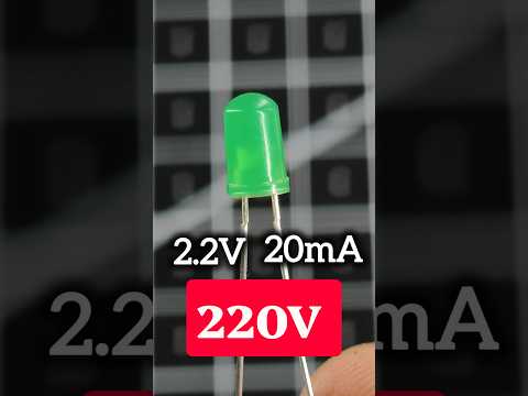 क्या 2 रुपये की LED को सीधे 220V AC से जला सकते हैं? 😱 | LED Experiment