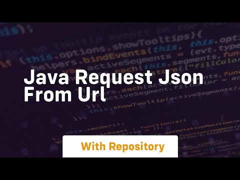 Java Request Json From Url